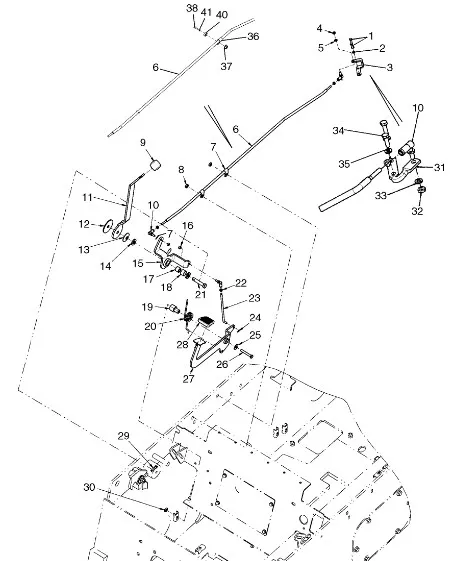 87712376 - рычаг